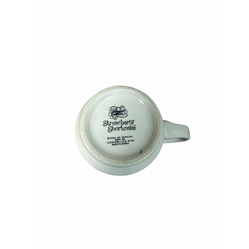 VINTAGE STRAWBERRY SHORTCAKE Mug/Cup Love is the Treat 1980's Stoneware ~RARE~ - Picture 3 of 6